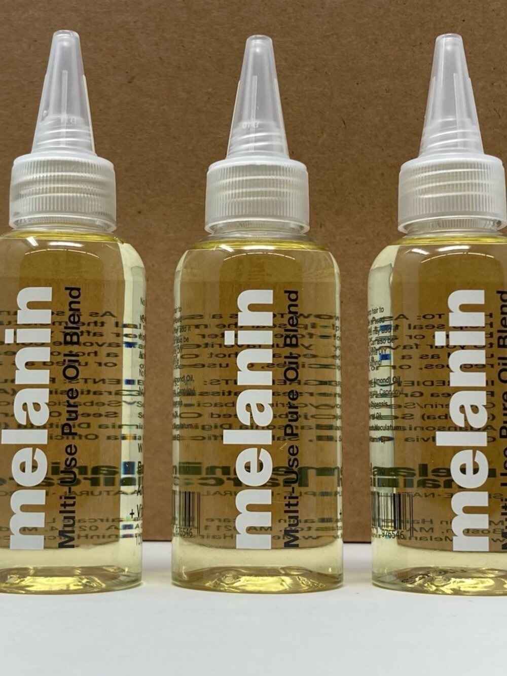 3x Melanin Haircare Multi Use Pure Blend 3.4oz Baobab, Argan Oil, Vitamin E New